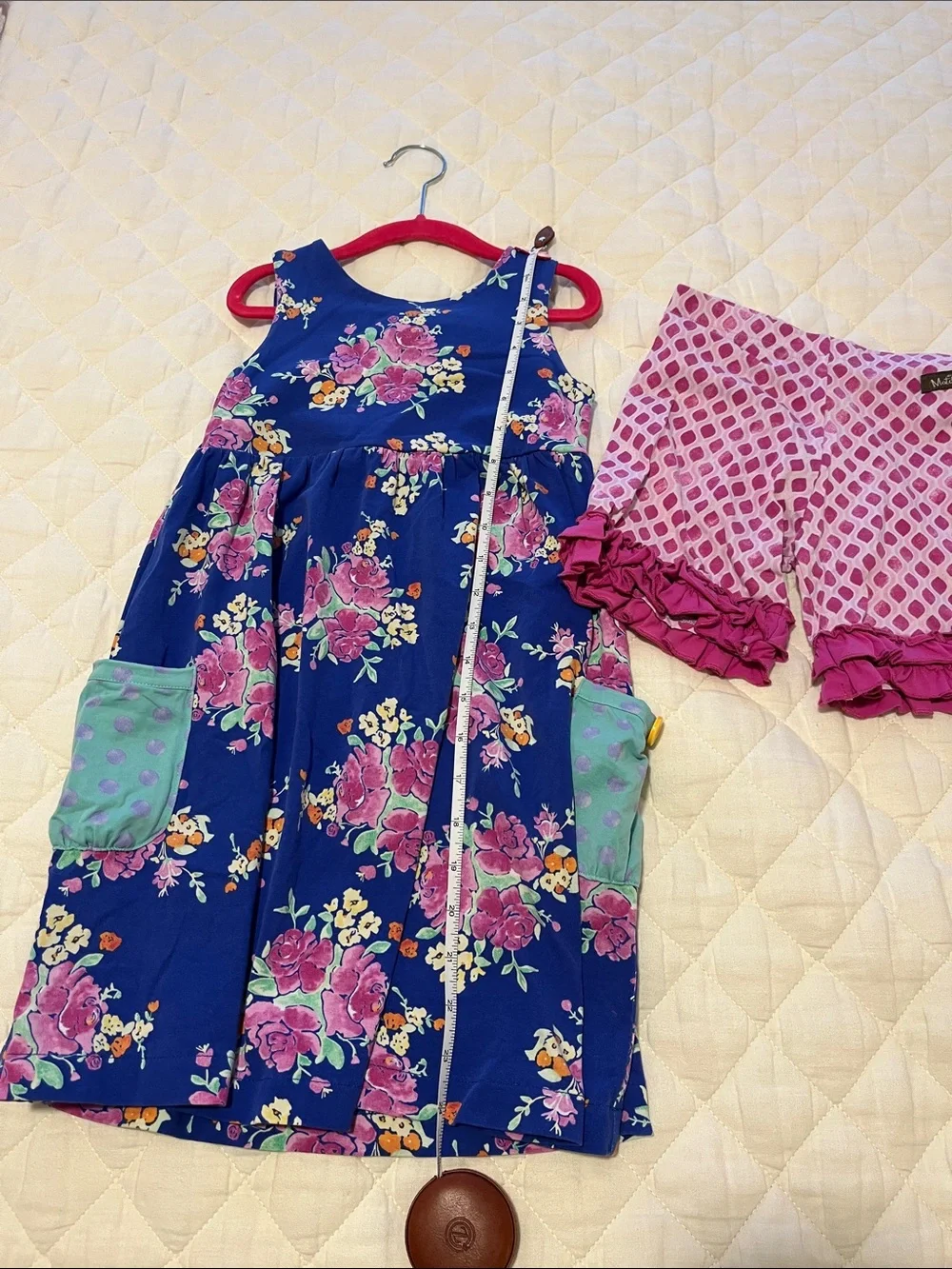 Matilda Jane Set - Knot Back Dress with Ruffled Shorties 8